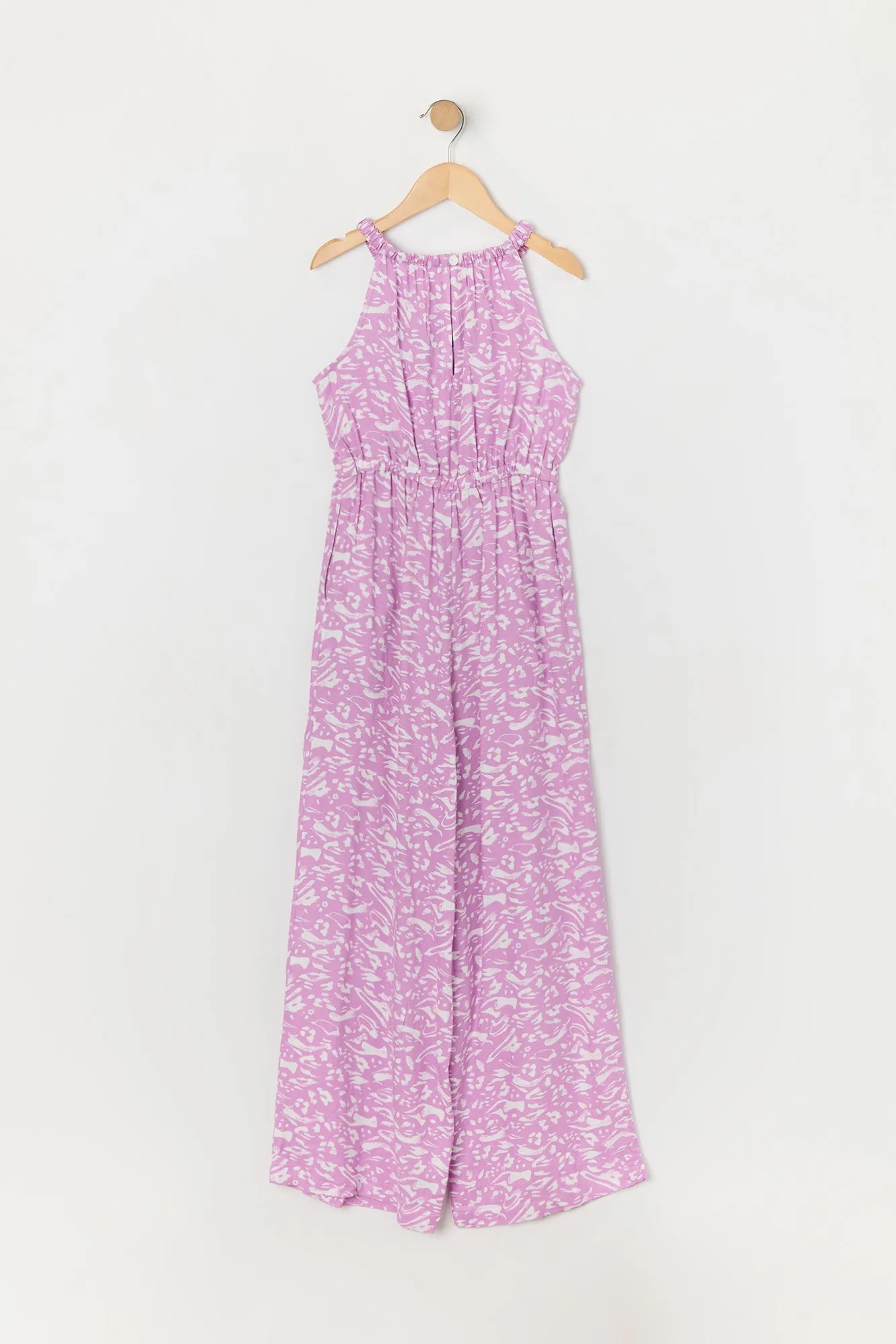 Girls Abstract Print Sleeveless Jumpsuit sold by Urban Planet product image thumbnail 2