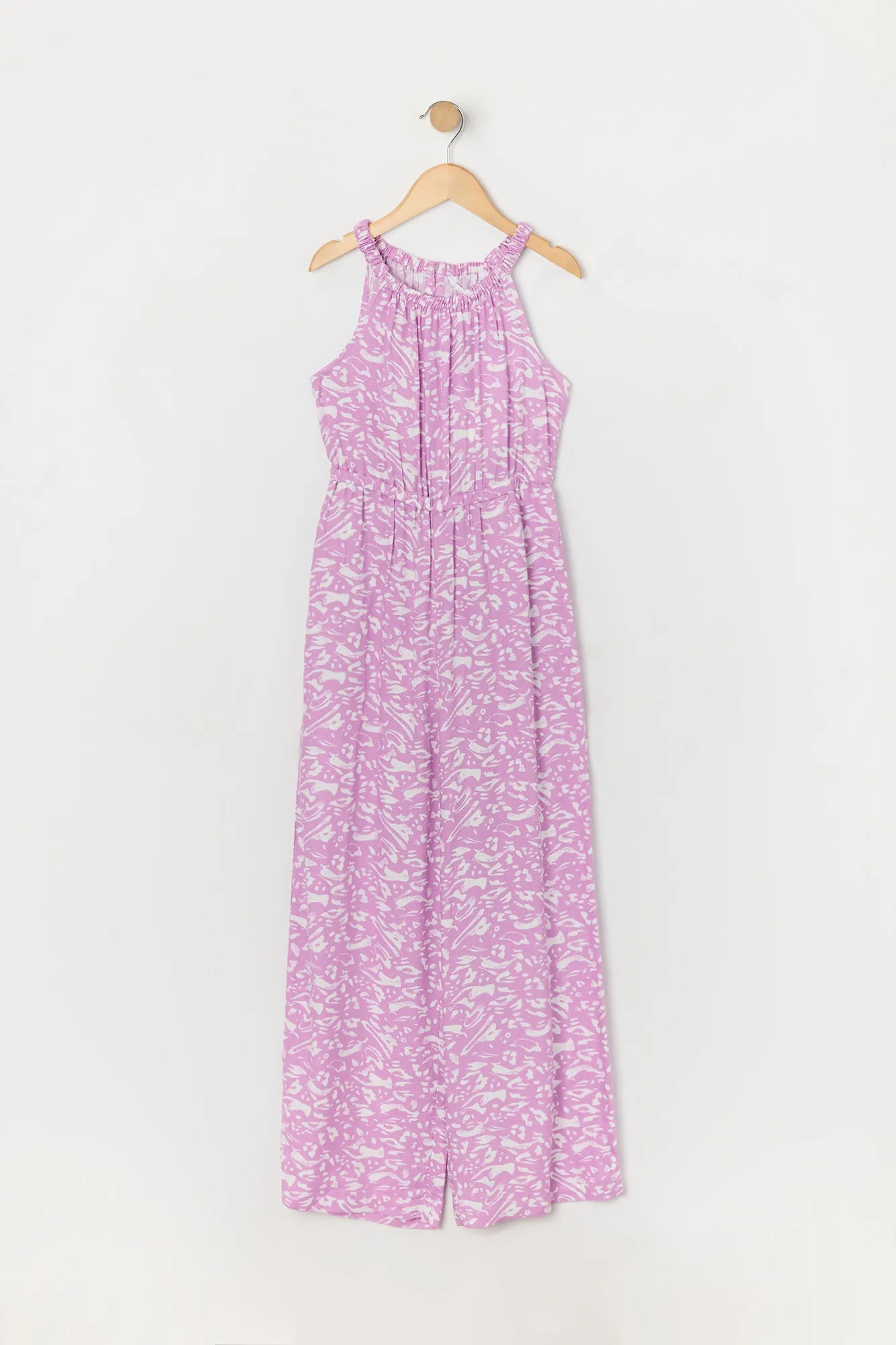 Girls Abstract Print Sleeveless Jumpsuit sold by Urban Planet