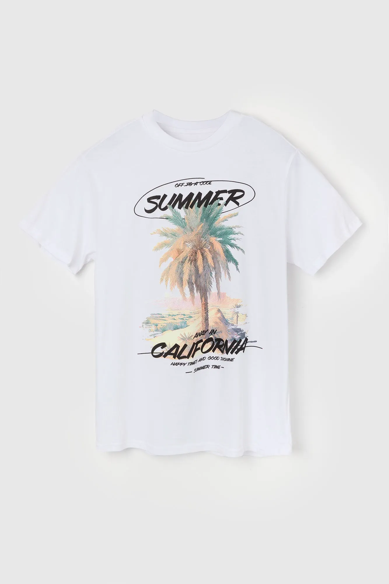 T-shirt à imprimé California Summer sold by Urban Planet product image thumbnail 4