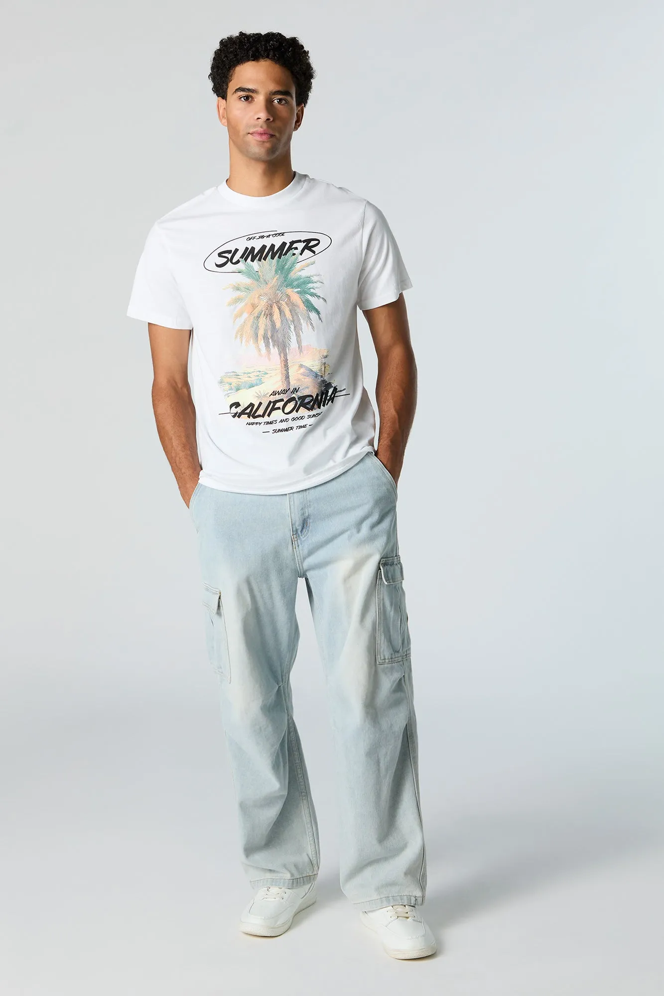 T-shirt à imprimé California Summer sold by Urban Planet product image thumbnail 2