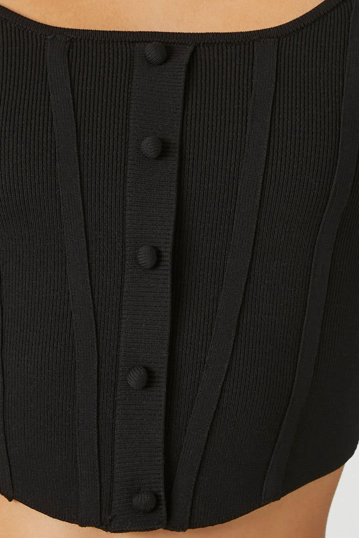 Haut court boutonné en tricot sold by Urban Planet product image thumbnail 3