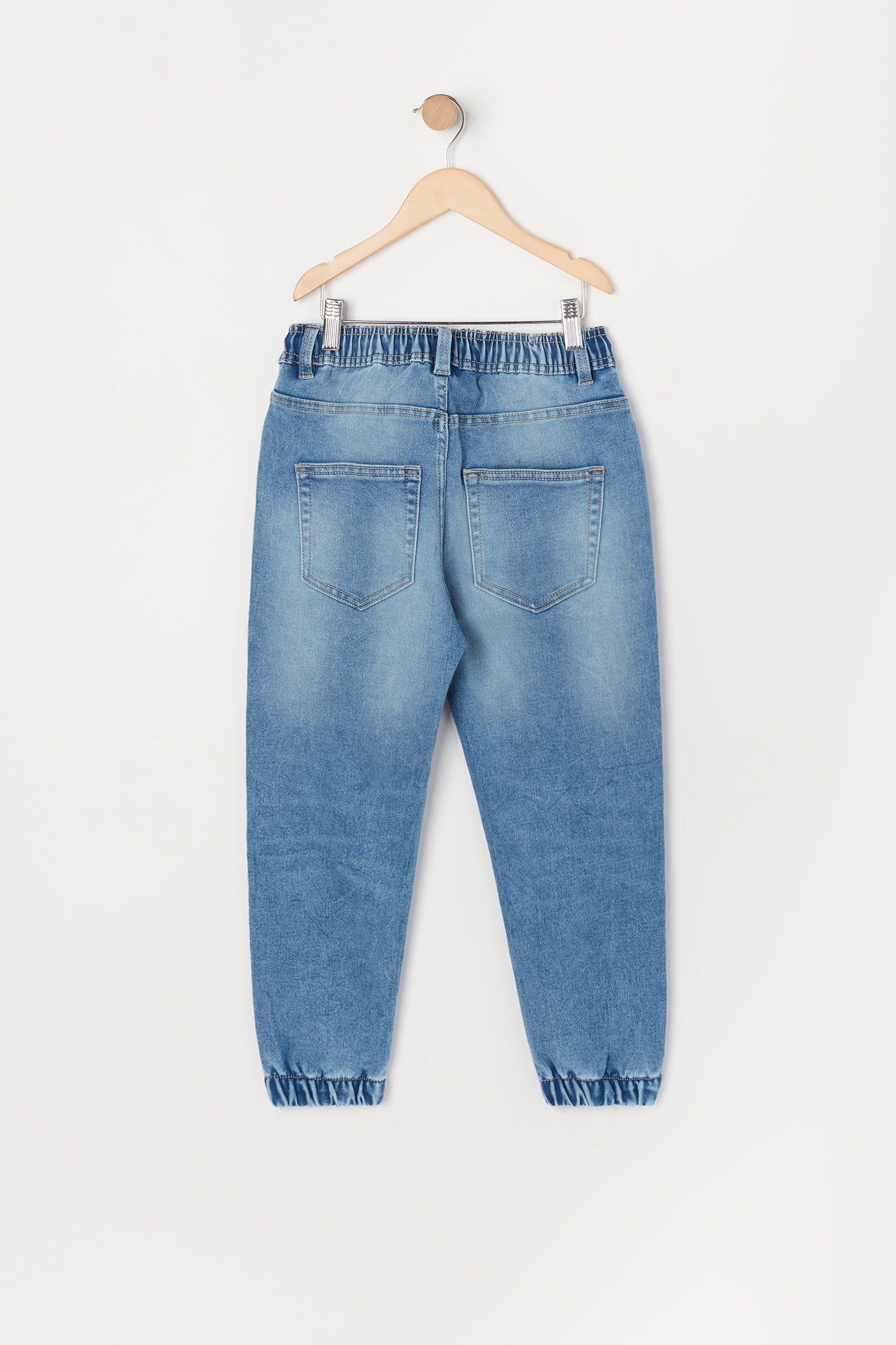 Boys Medium Wash Denim Jogger sold by Urban Planet product image thumbnail 2