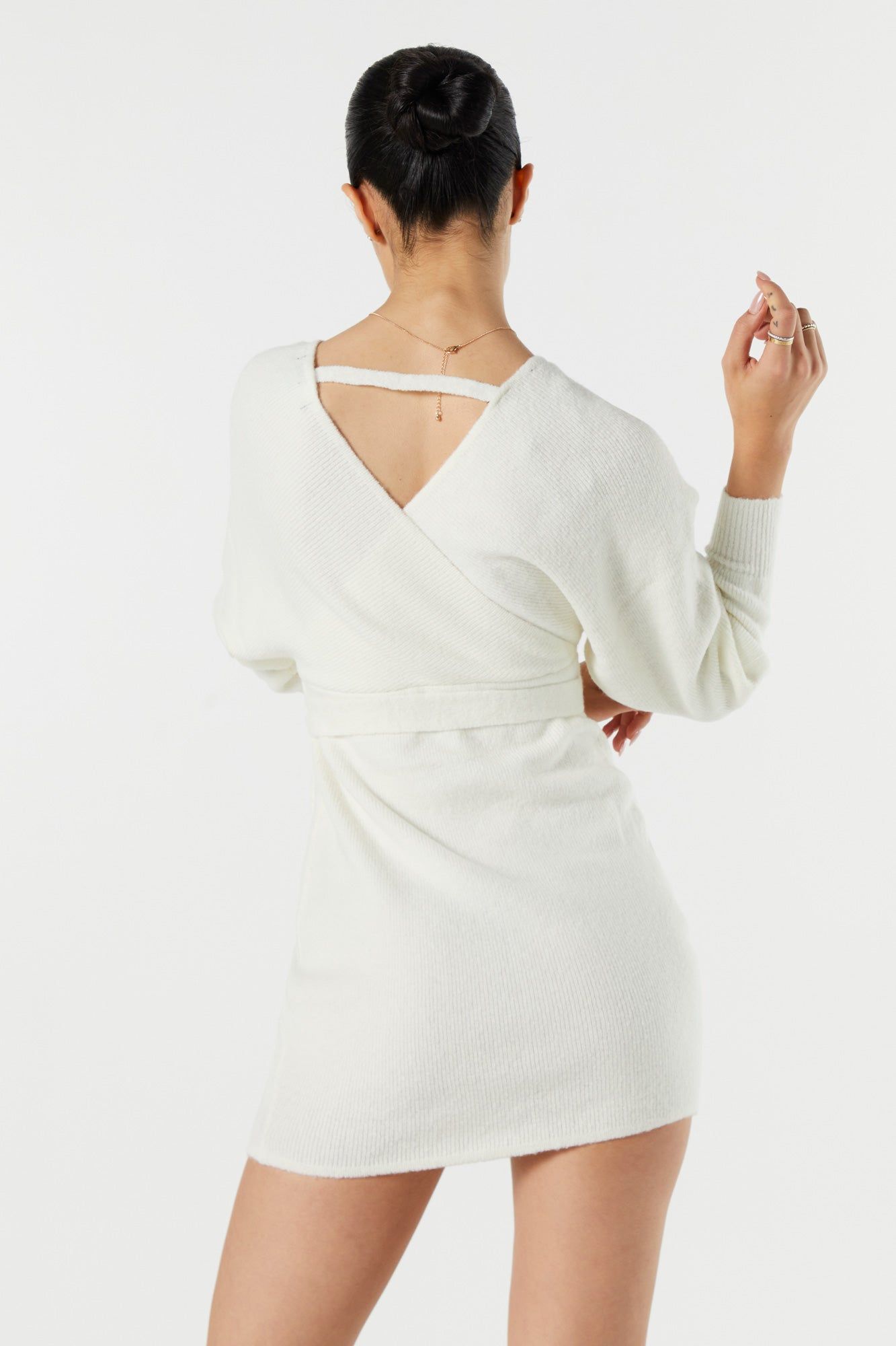 Belted Sweater Dress sold by Urban Planet product image thumbnail 3