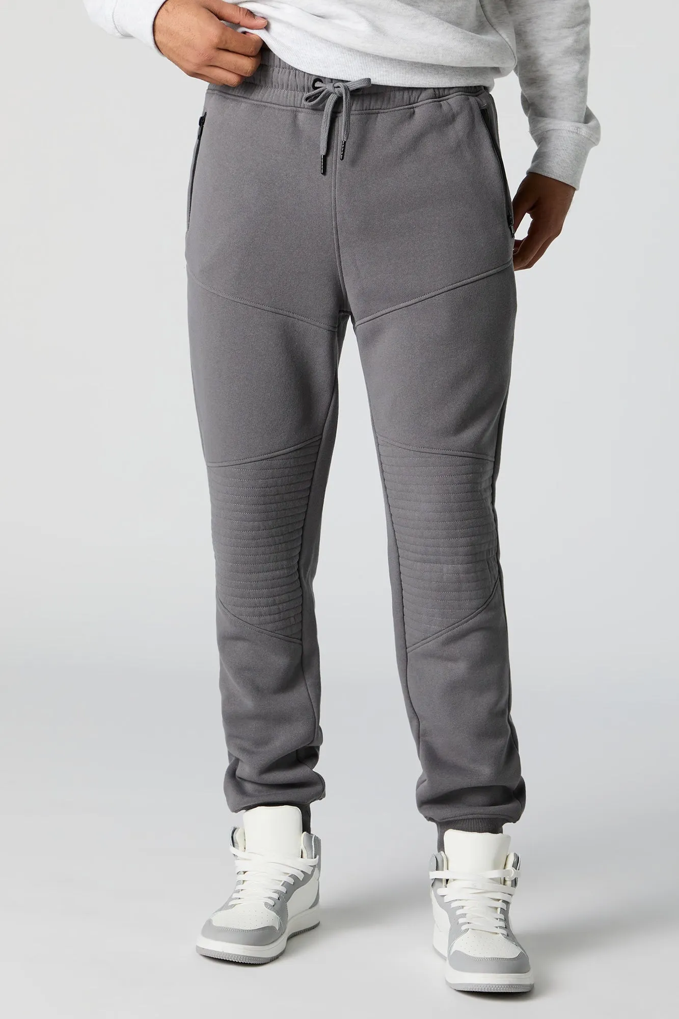 Jogger de style moto en molleton sold by Urban Planet
