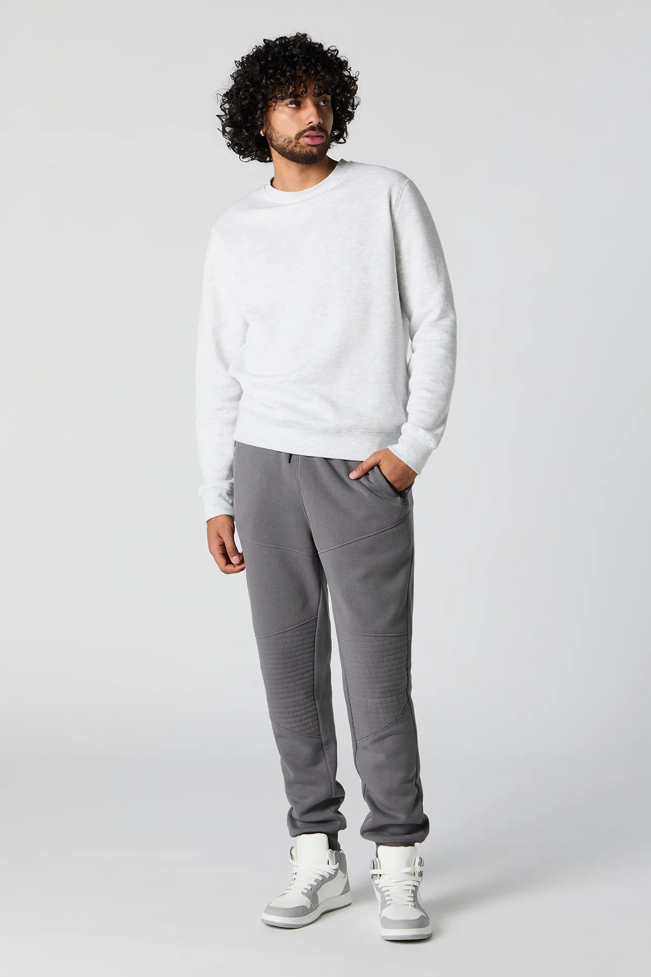 Jogger de style moto en molleton sold by Urban Planet product image thumbnail 2