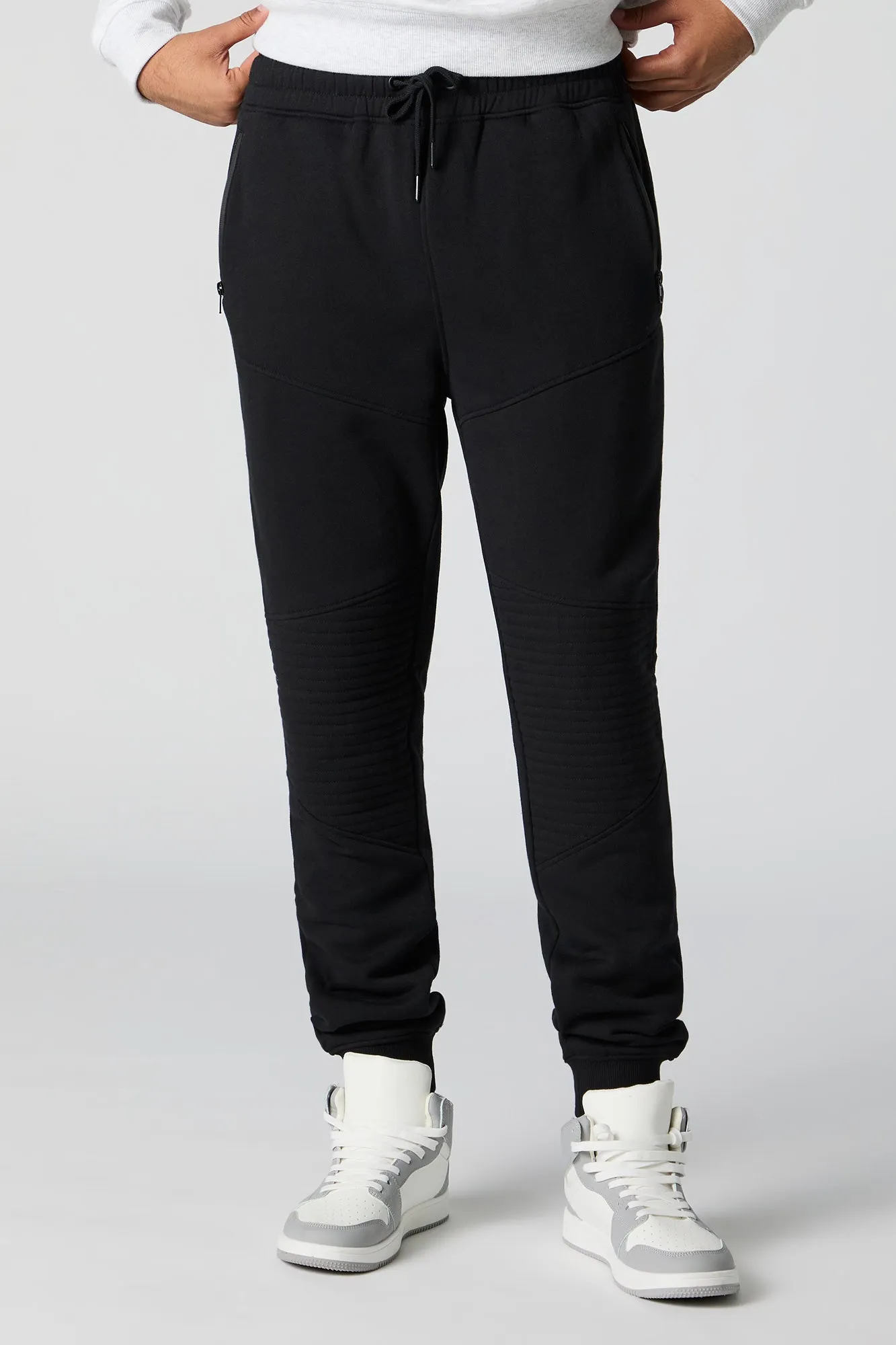 Jogger de style moto en molleton sold by Urban Planet product image thumbnail 4