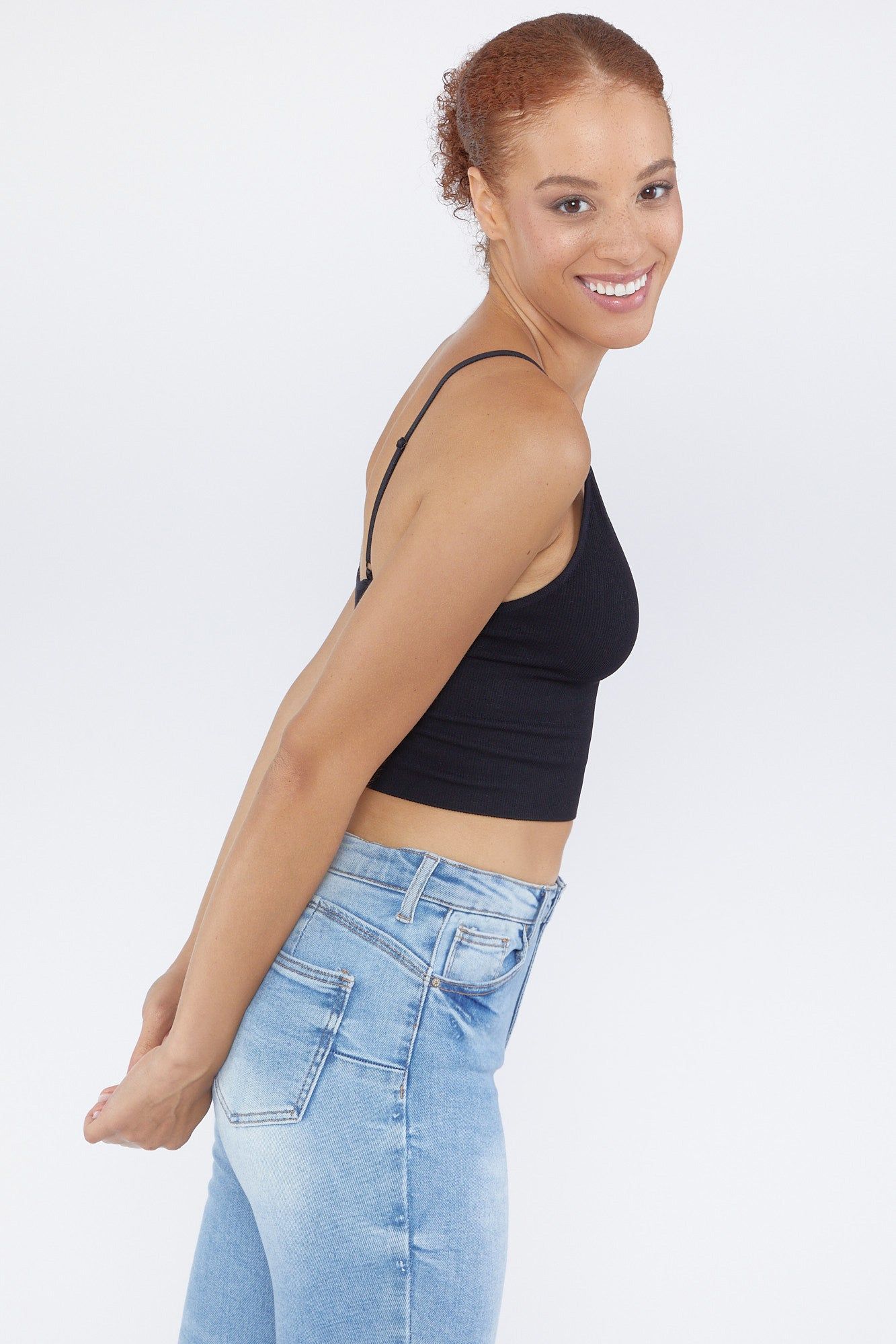 Ribbed V-Neck Cami sold by Urban Planet product image thumbnail 5