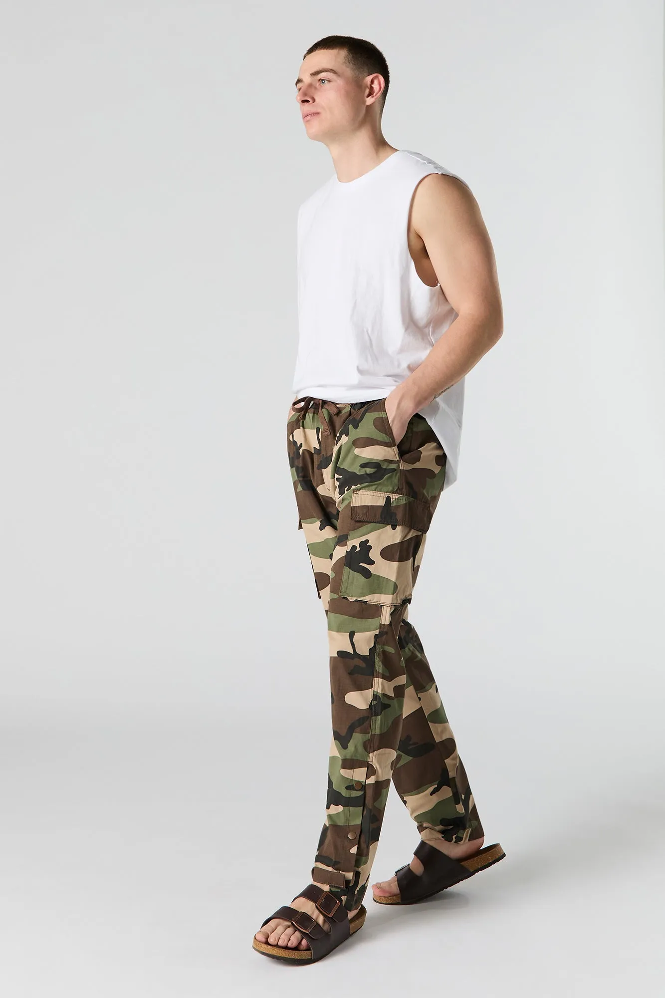 Camo Tearaway Cargo Pant sold by Urban Planet product image thumbnail 3