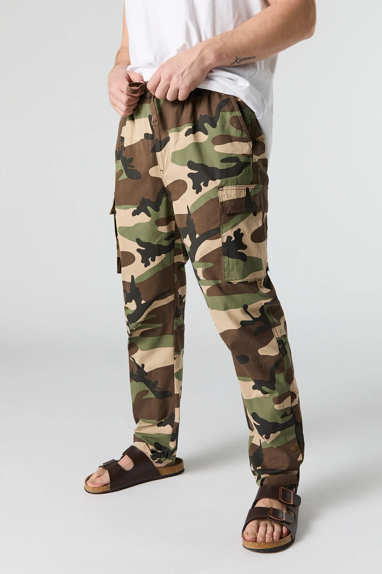 Camo Tearaway Cargo Pant sold by Urban Planet product image thumbnail 2