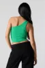 Débardeur côtelé sans couture à épaule unique sold by Urban Planet