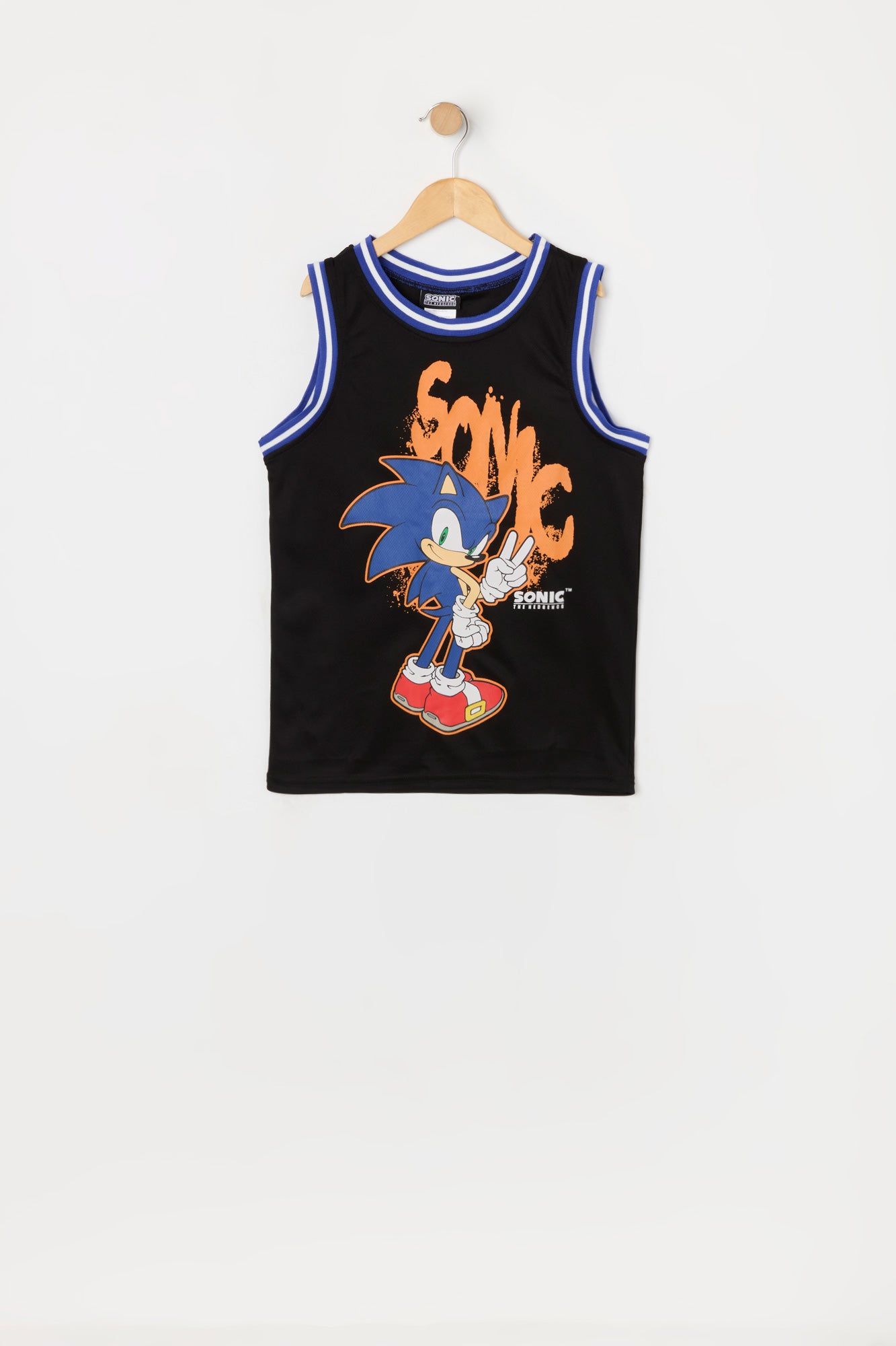 Boys Sonic Graphic Basketball Jersey sold by Urban Planet