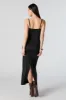 Robe midi profilée avec encolure carrée et fente arrière sold by Urban Planet