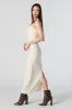 Robe midi profilée avec encolure carrée et fente arrière sold by Urban Planet