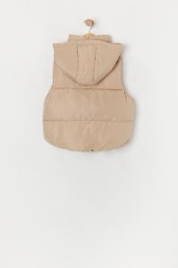 Coloured Hooded Puffer Vest sold by Urban Planet