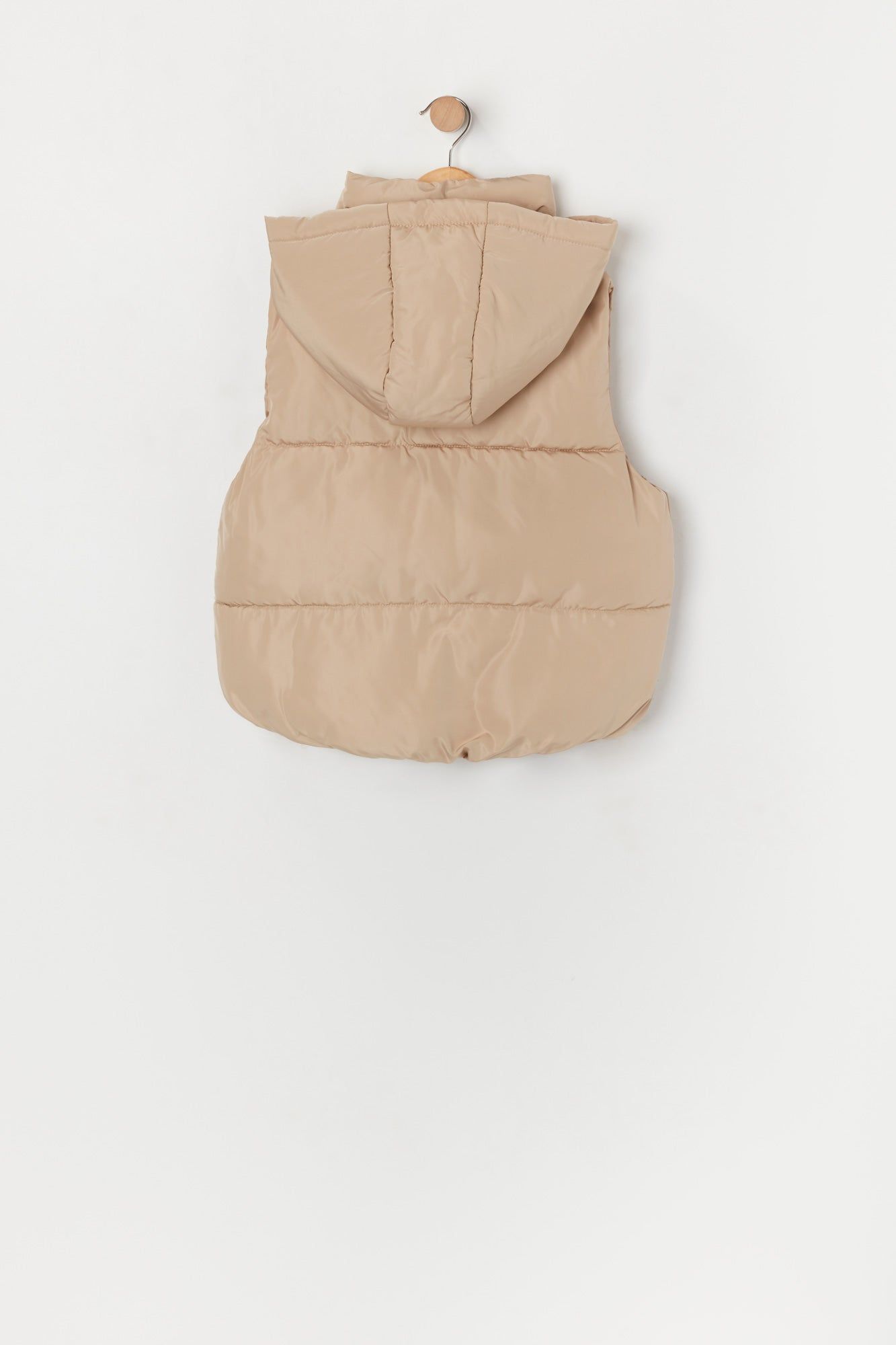 Coloured Hooded Puffer Vest sold by Urban Planet product image thumbnail 2