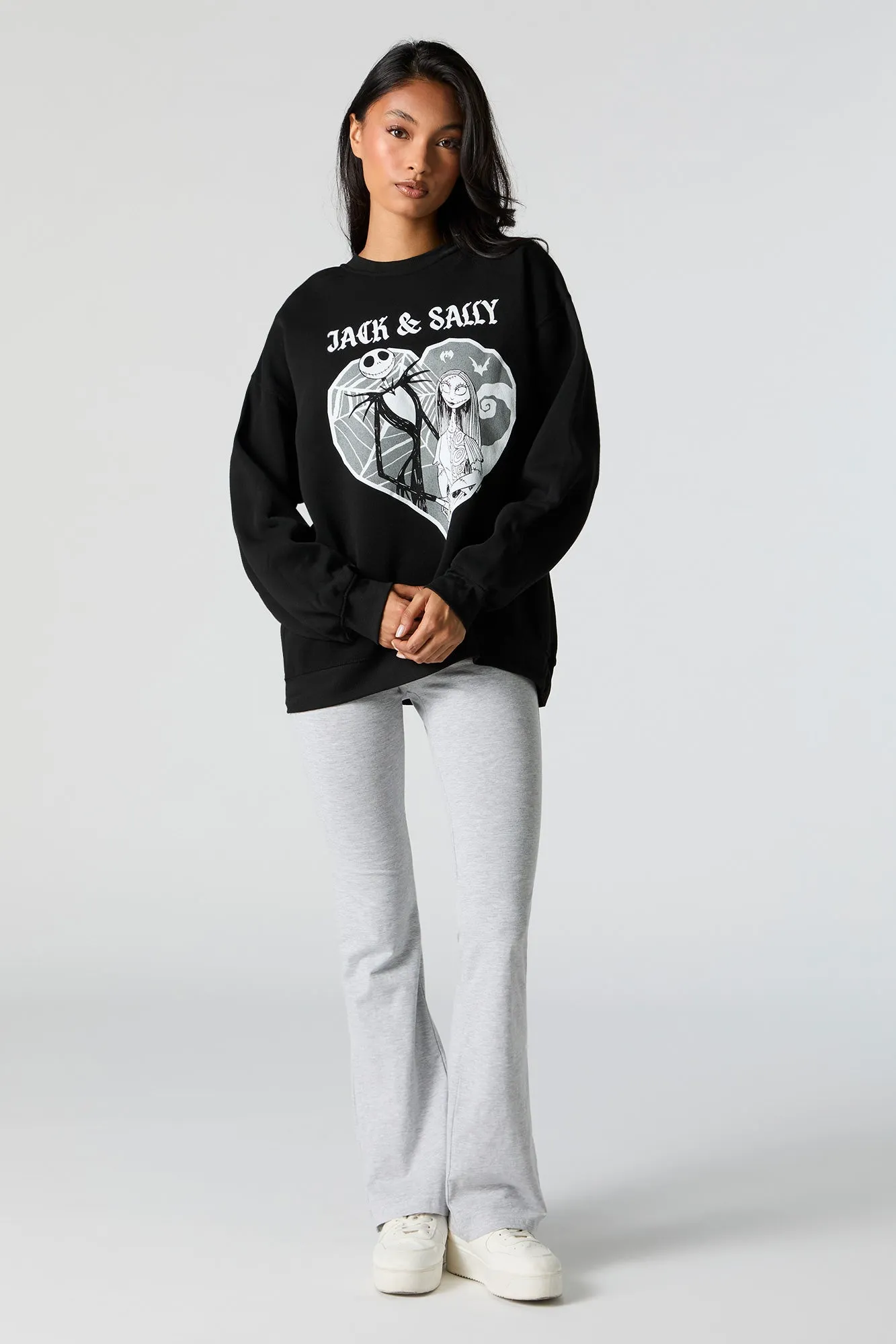 Chandail en molleton à imprimé Jack and Sally sold by Urban Planet product image thumbnail 3