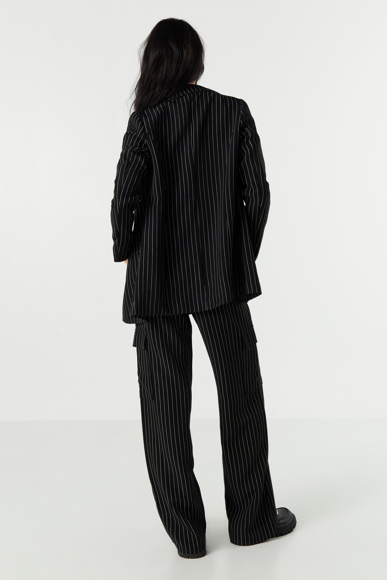 Pantalon cargo habillé rayé sold by Urban Planet product image thumbnail 3