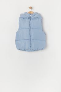 Coloured Hooded Puffer Vest sold by Urban Planet