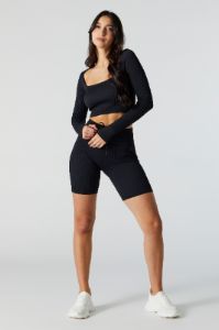 Haut Sommer Ray Active sans couture à manches longues sold by Urban Planet