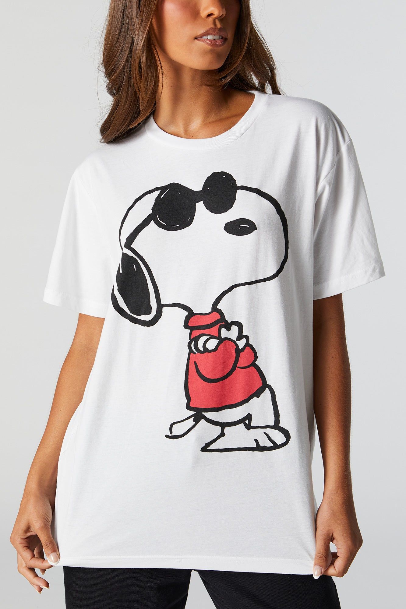 Snoopy Graphic Boyfriend T-Shirt sold by Urban Planet product image thumbnail 4