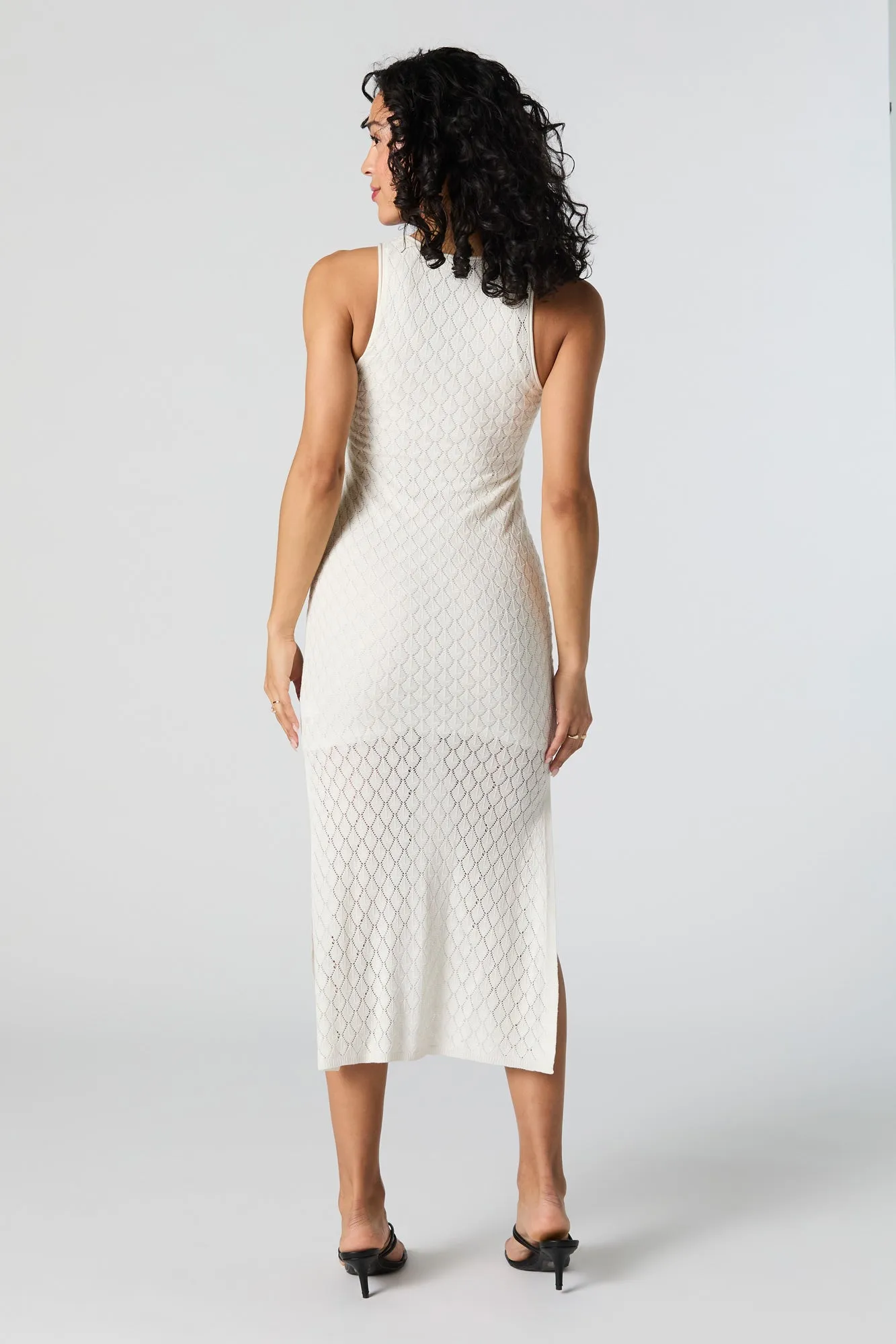 Robe midi crochetée sans manches sold by Urban Planet product image thumbnail 3
