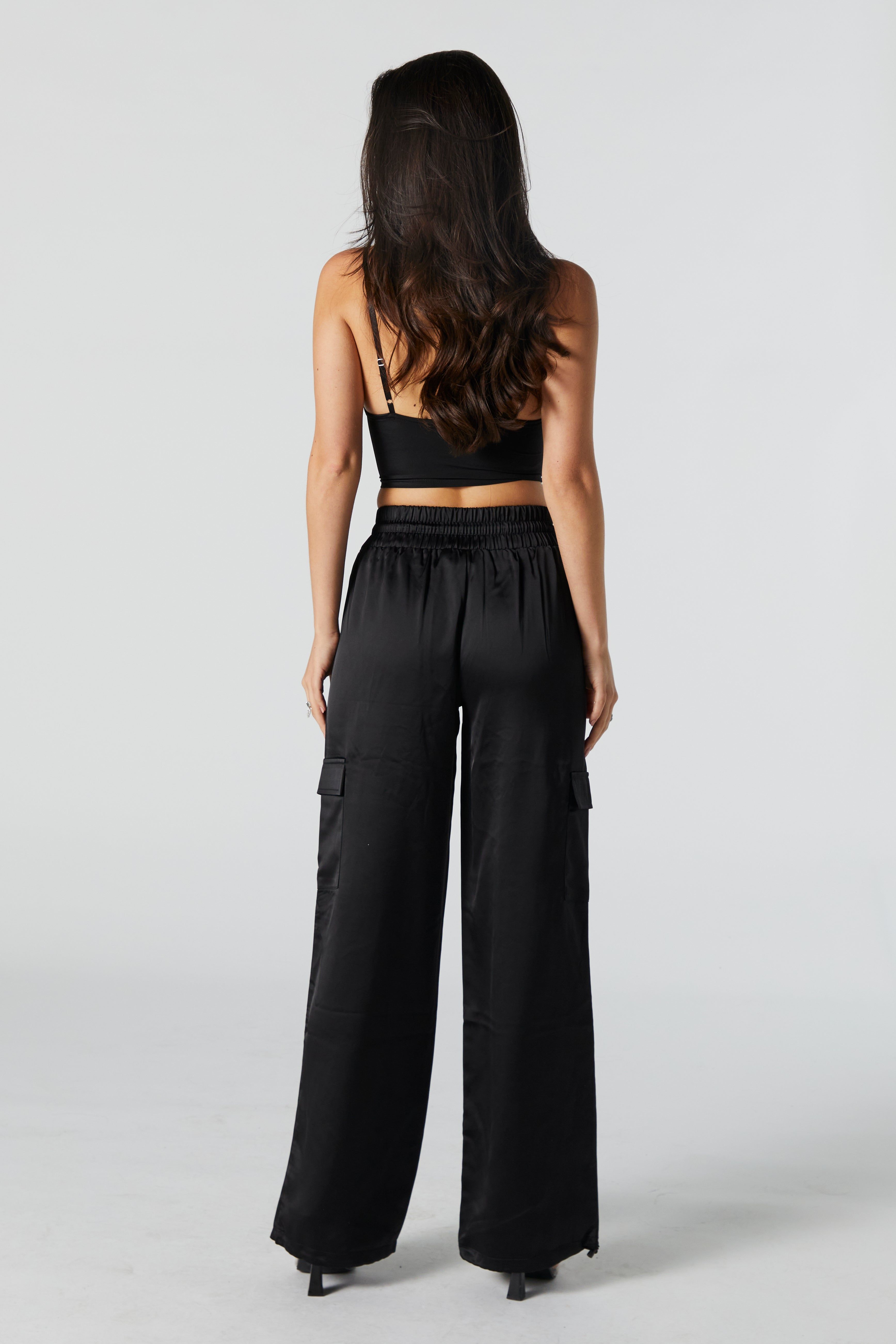 Satin Cargo Parachute Pant sold by Urban Planet product image thumbnail 3