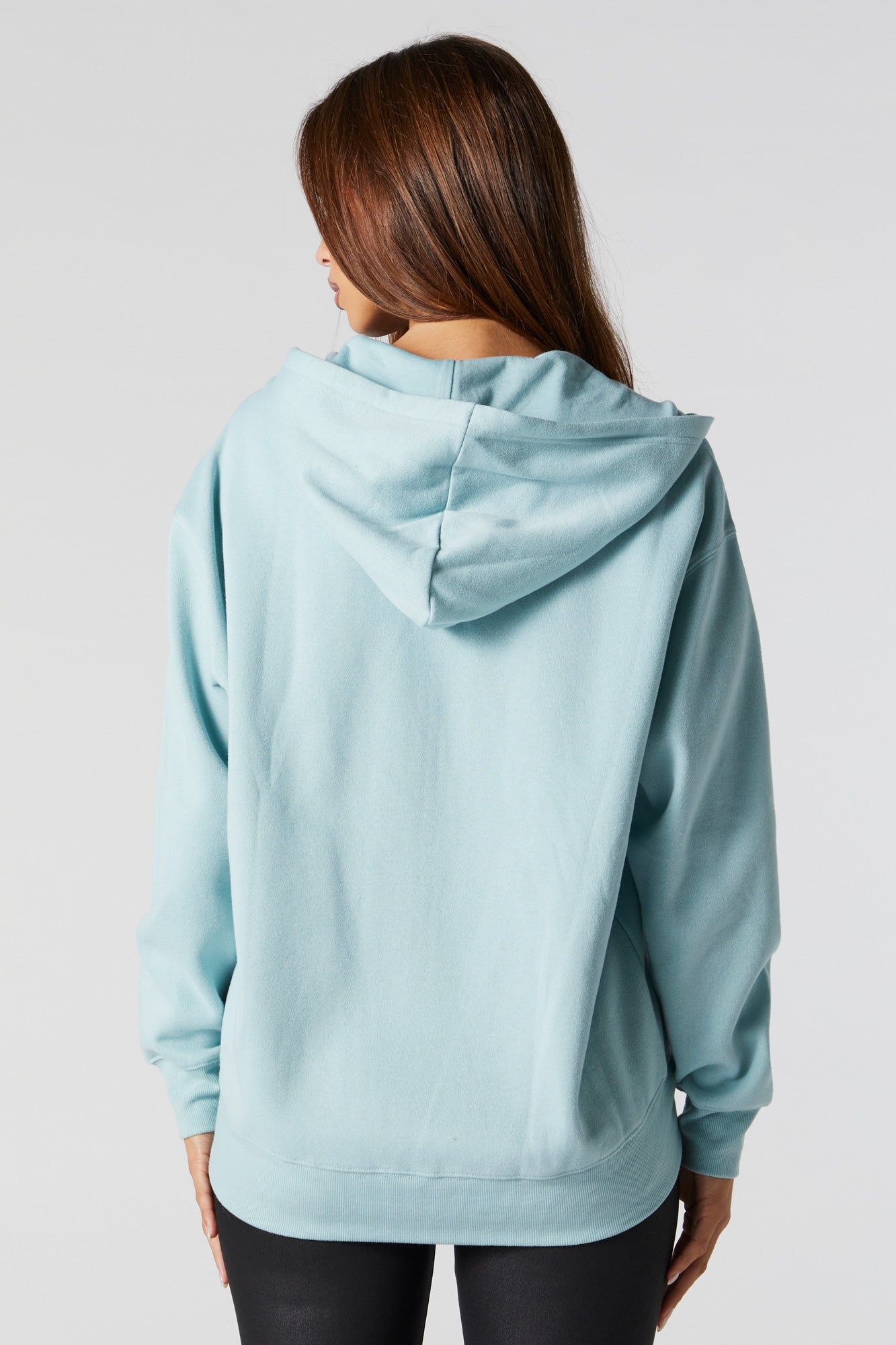 Fleece Zip-Up Hoodie sold by Urban Planet product image thumbnail 5