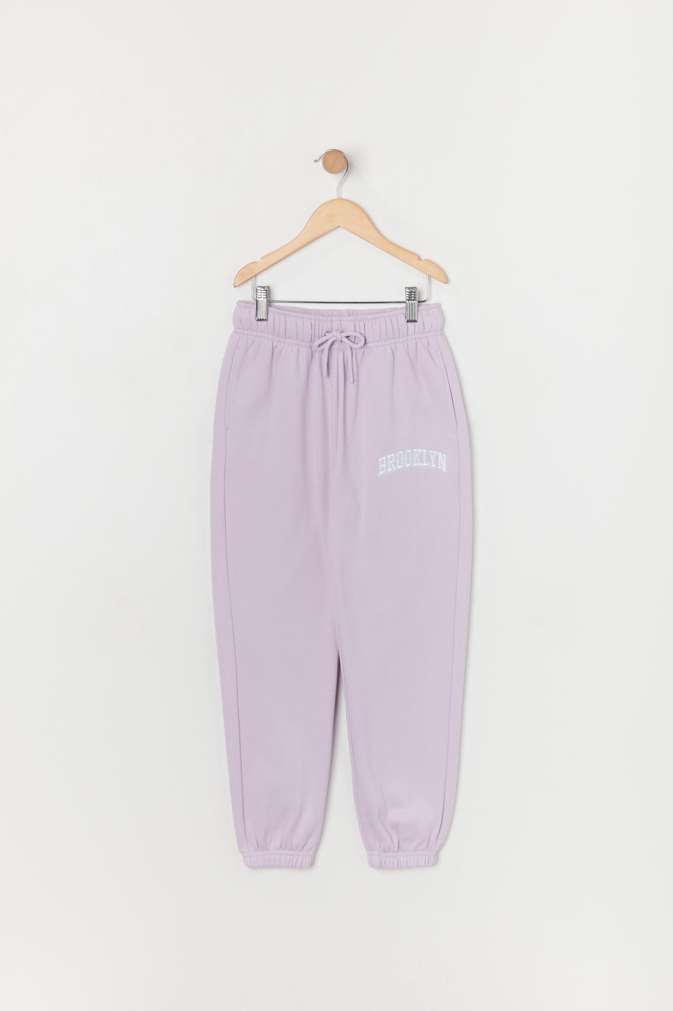 Girls Brooklyn Graphic Fleece Jogger sold by Urban Planet