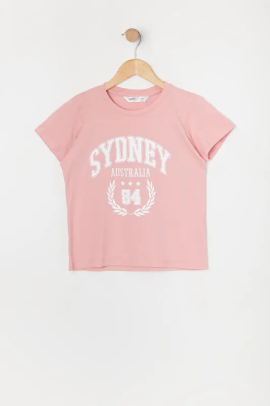 Girls Sydney Australia Graphic T-Shirt made by Urban Planet