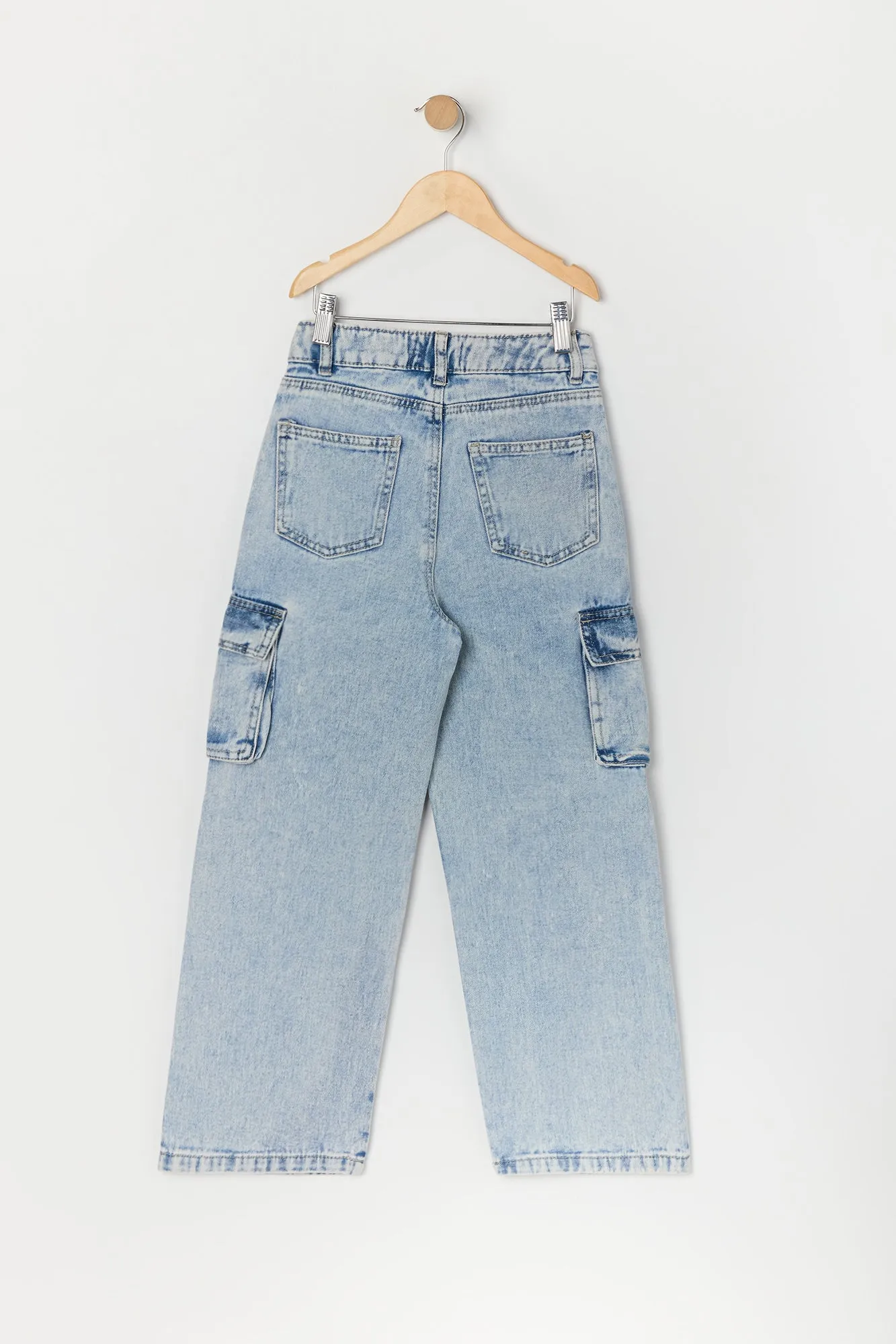 Jean cargo à jambe large pour fille sold by Urban Planet product image thumbnail 2