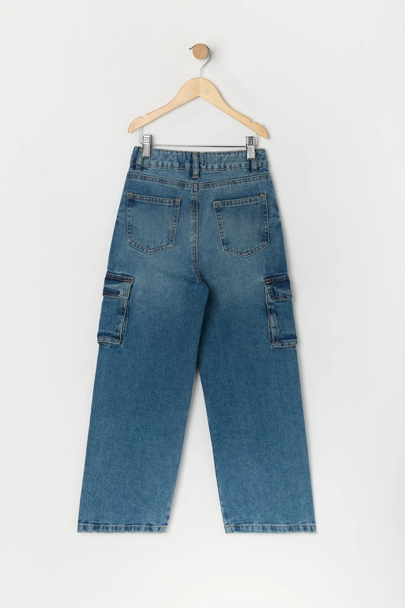 Jean cargo à jambe large pour fille sold by Urban Planet product image thumbnail 4