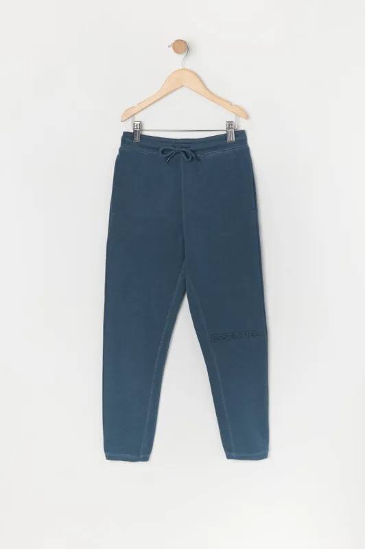 Boys Essential Embossed Fleece Sweatpant sold by Urban Planet