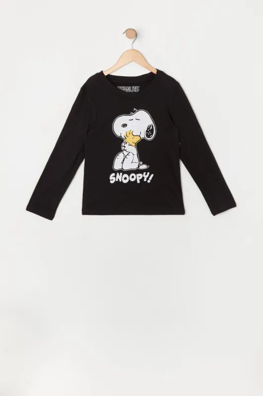 Girls Snoopy Graphic Long Sleeve Top sold by Urban Planet