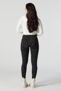 Legging à fines rayures avec poches à fermeture à glissière sold by Urban Planet