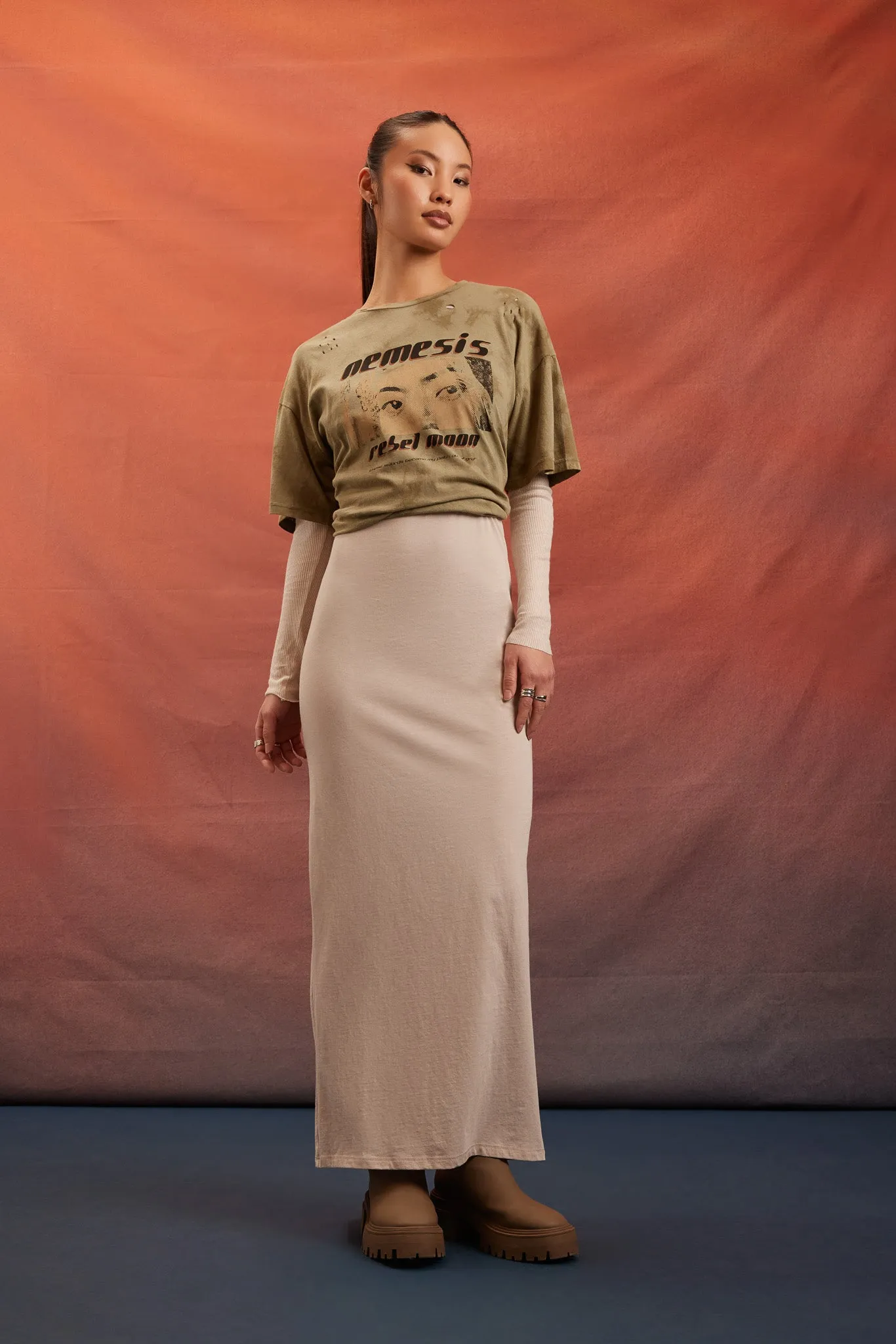 T-shirt noué-teint à imprimé Rebel Moon sold by Urban Planet product image thumbnail 4