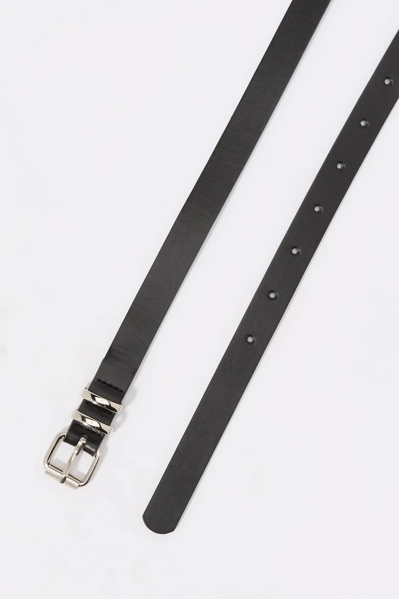 Basic Faux-Leather Belt (2 Pack) sold by Urban Planet product image thumbnail 5