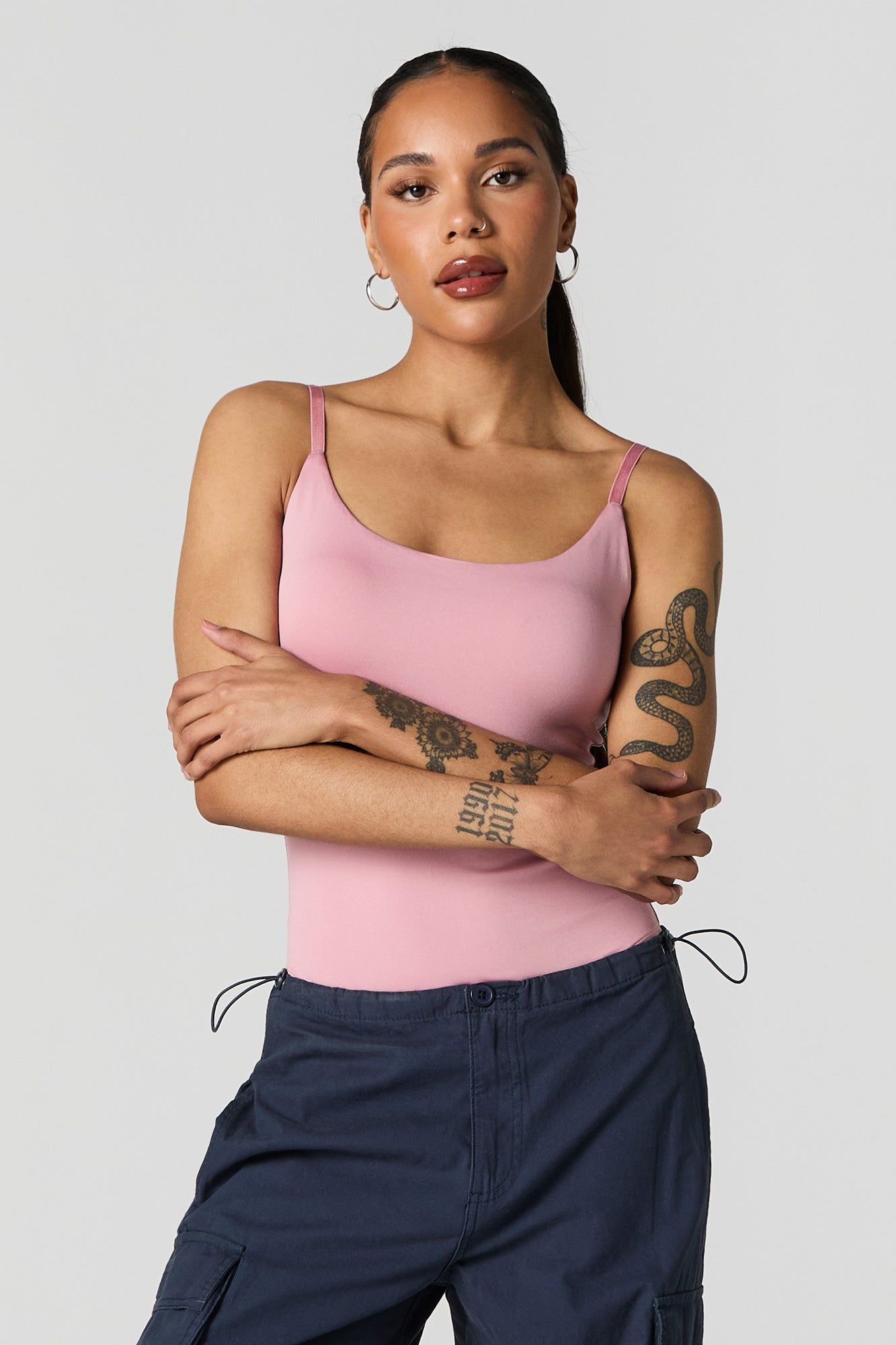 Contour Cami Bodysuit with Built In Cups sold by Urban Planet