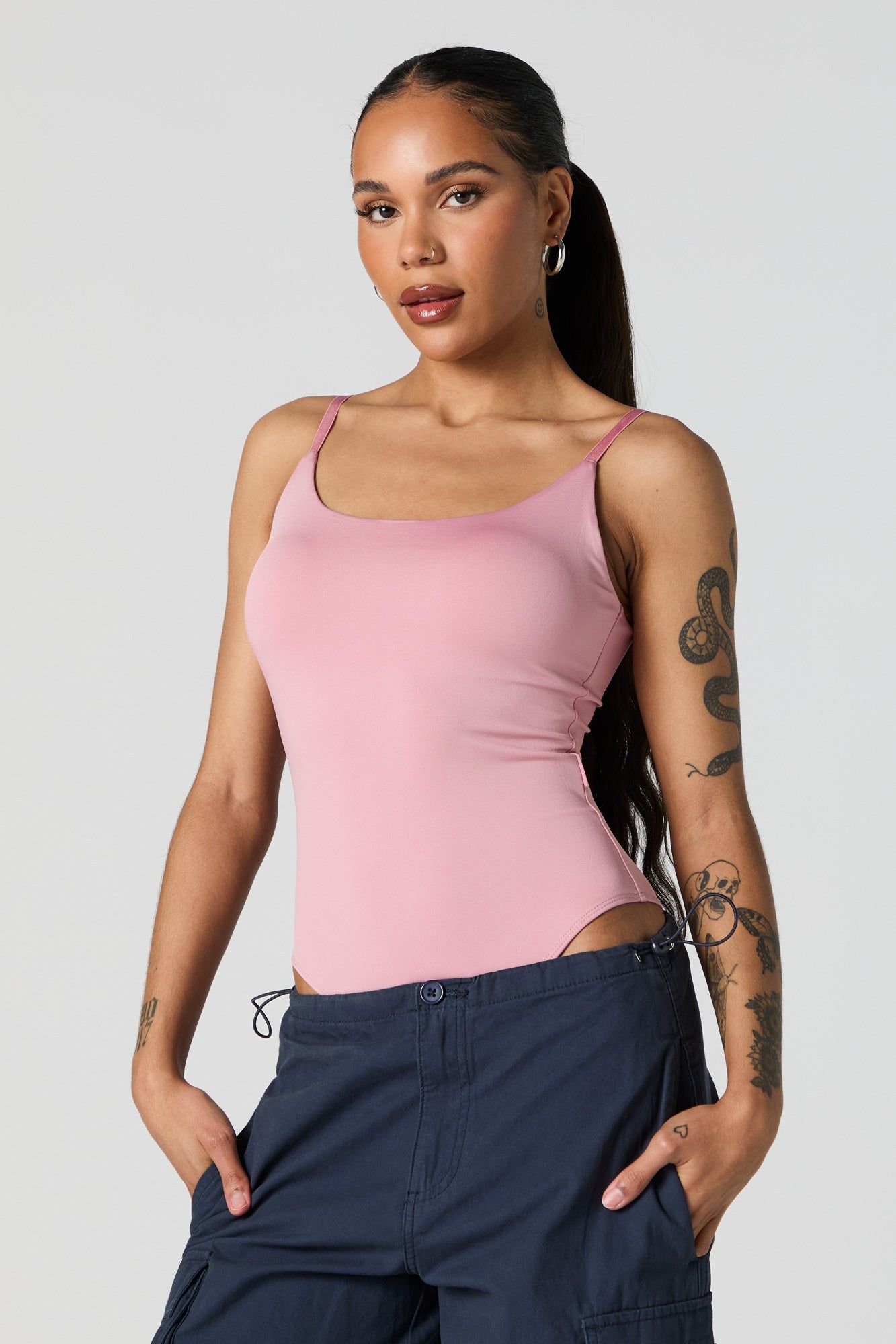 Contour Cami Bodysuit with Built In Cups sold by Urban Planet product image thumbnail 3