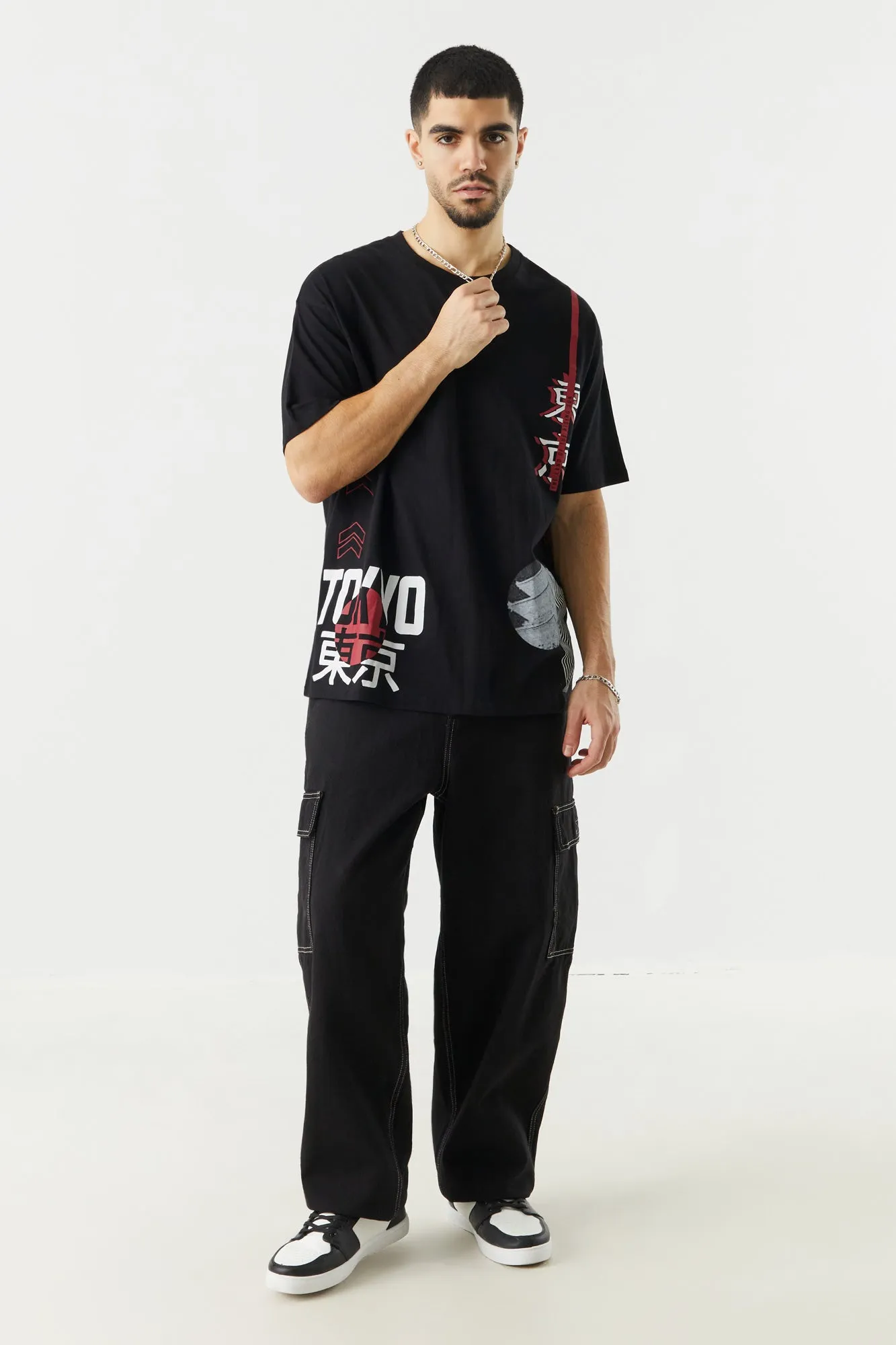 Tokyo Graphic Relaxed T-Shirt sold by Urban Planet product image thumbnail 3