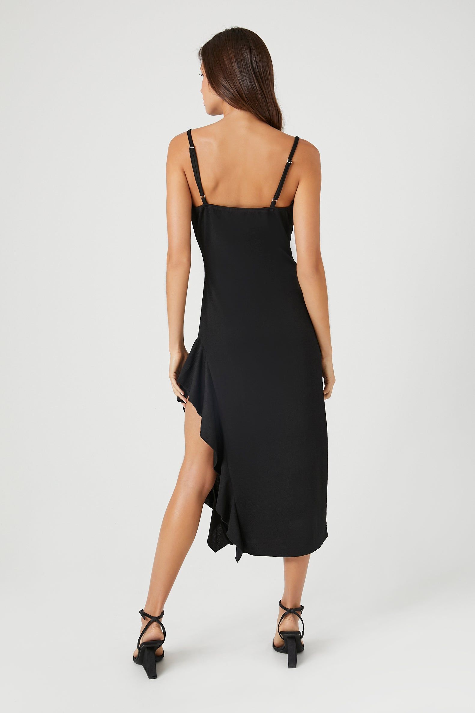 Asymmetrical Cowl Neck Midi Dress sold by Urban Planet product image thumbnail 3