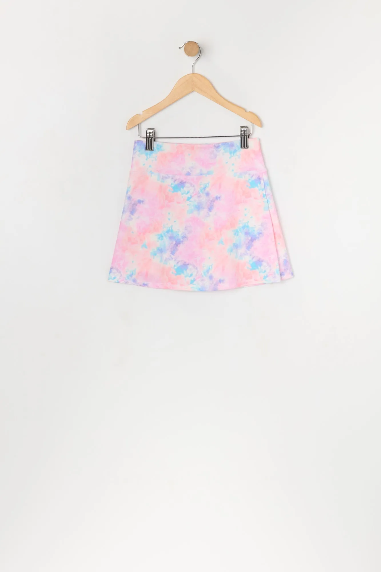 Girls Tie Dye Print Active Tennis Skort sold by Urban Planet product image thumbnail 2