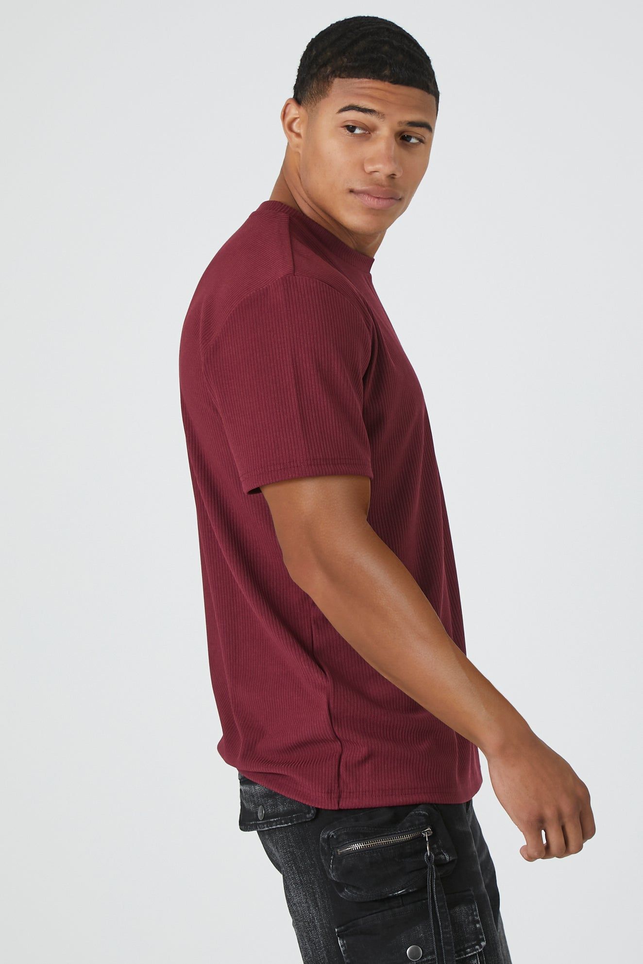 T-shirt ras du cou texturé sold by Urban Planet product image thumbnail 3