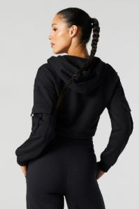 Fleece Cargo Hoodie sold by Urban Planet