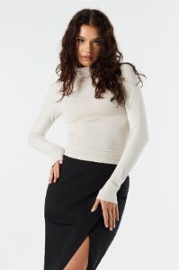 Turtleneck Long Sleeve Top sold by Urban Planet