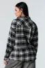 Plaid Flannel Button-Up Top sold by Urban Planet