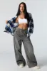 Plaid Flannel Button-Up Top sold by Urban Planet