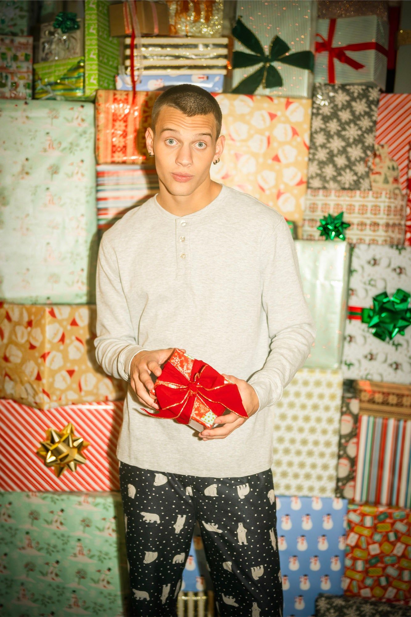 Pantalon de pyjama à imprimé Ours polaire sold by Urban Planet product image thumbnail 4