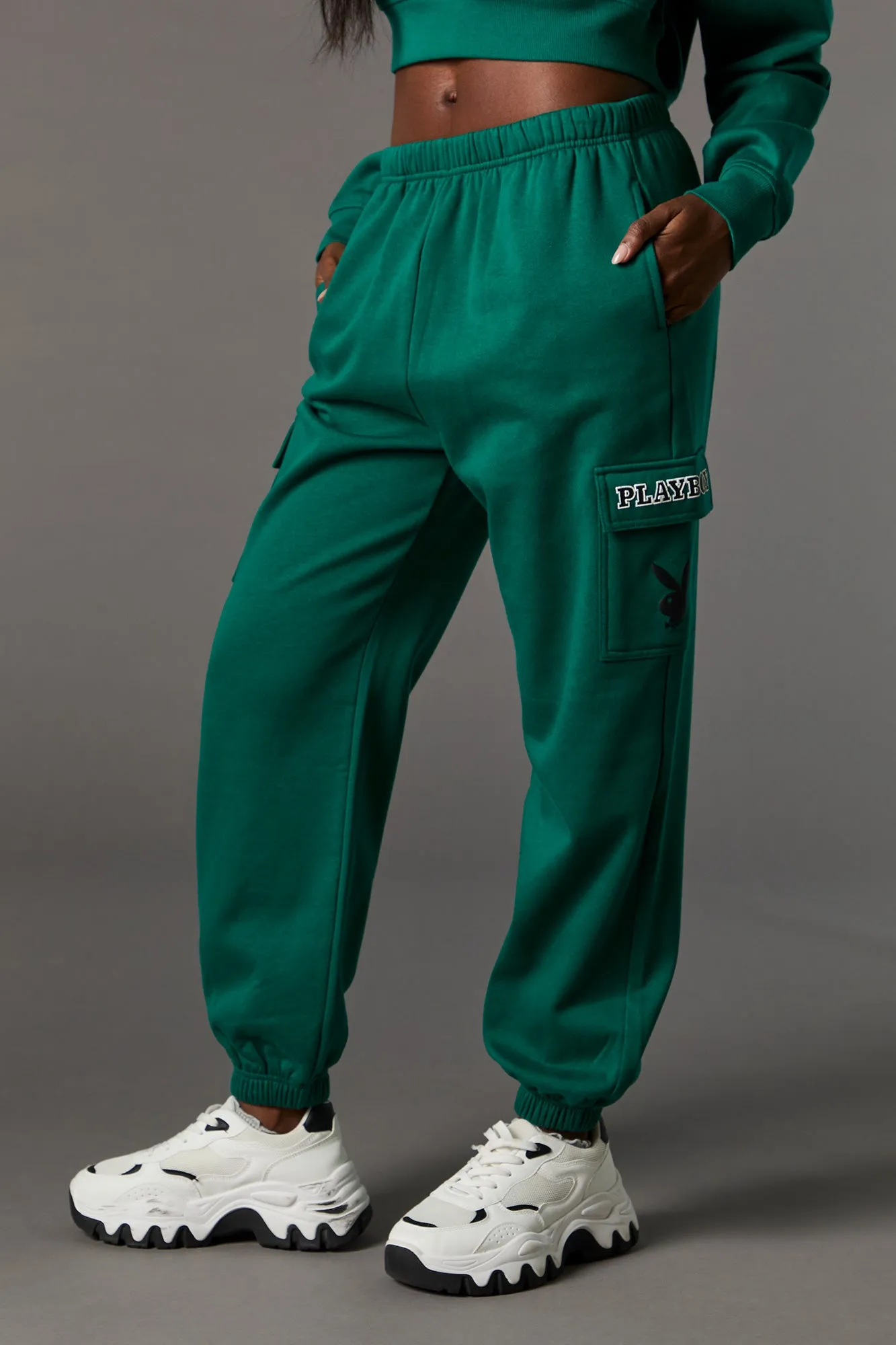 Jogger cargo en molleton à imprimé Playboy sold by Urban Planet product image thumbnail 5