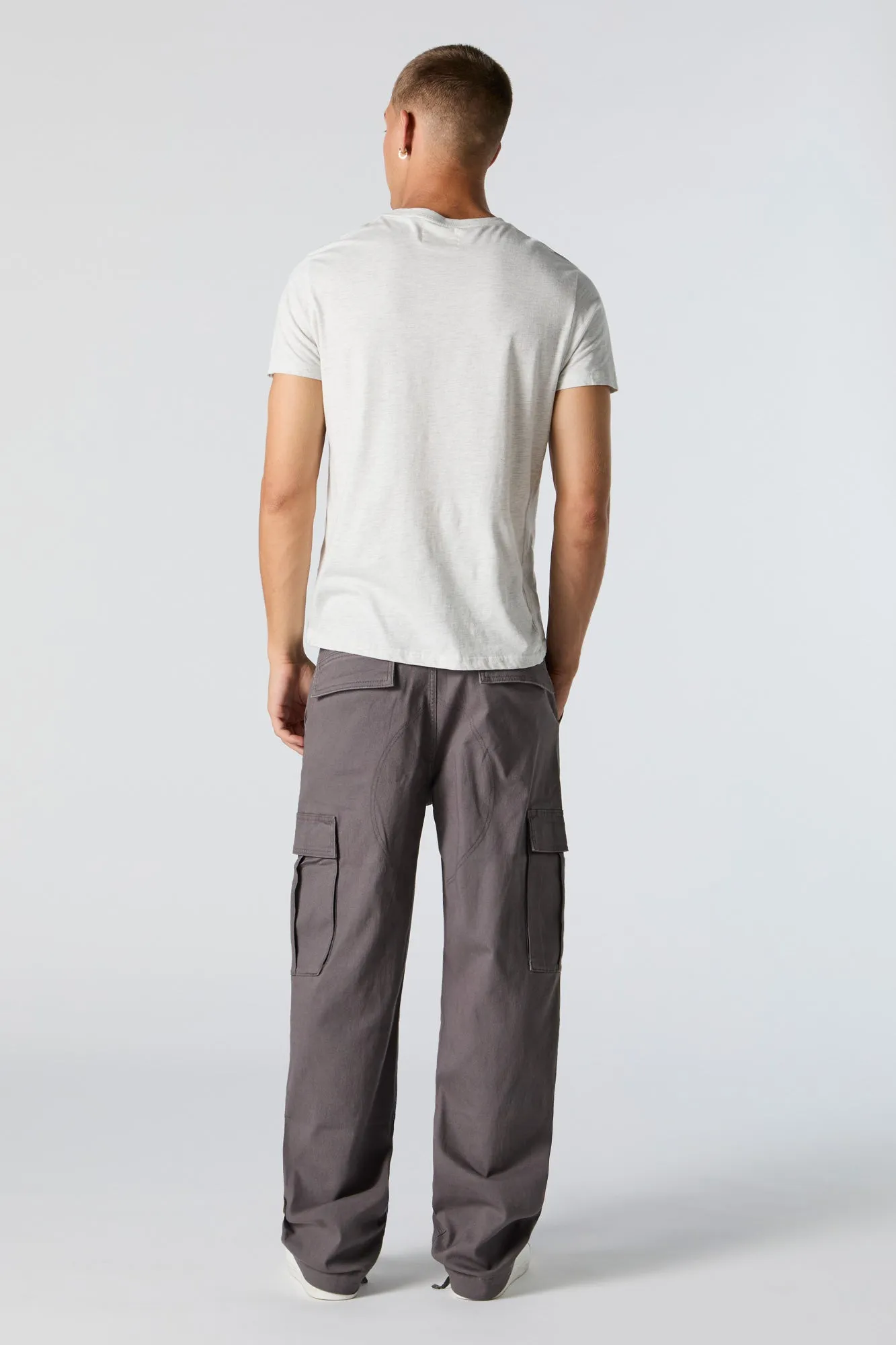 Pantalon cargo à ourlet avec attache sold by Urban Planet product image thumbnail 3