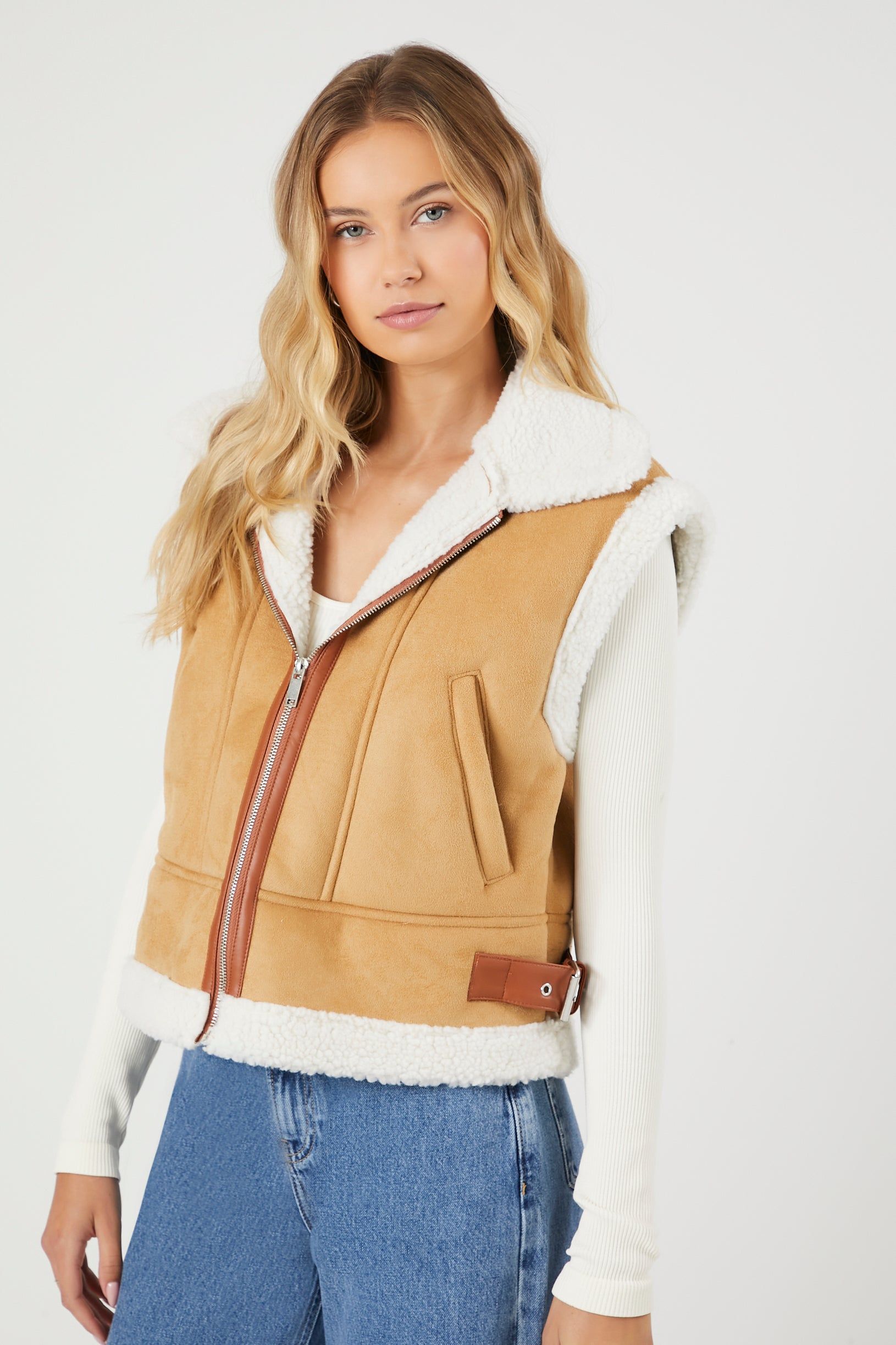 Veste en Sherpa et en similisuède sold by Urban Planet product image thumbnail 3